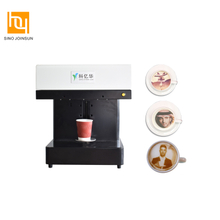 Impresora portátil digital 3D para pasteles / café HY3422 con tinta comestible a todo color